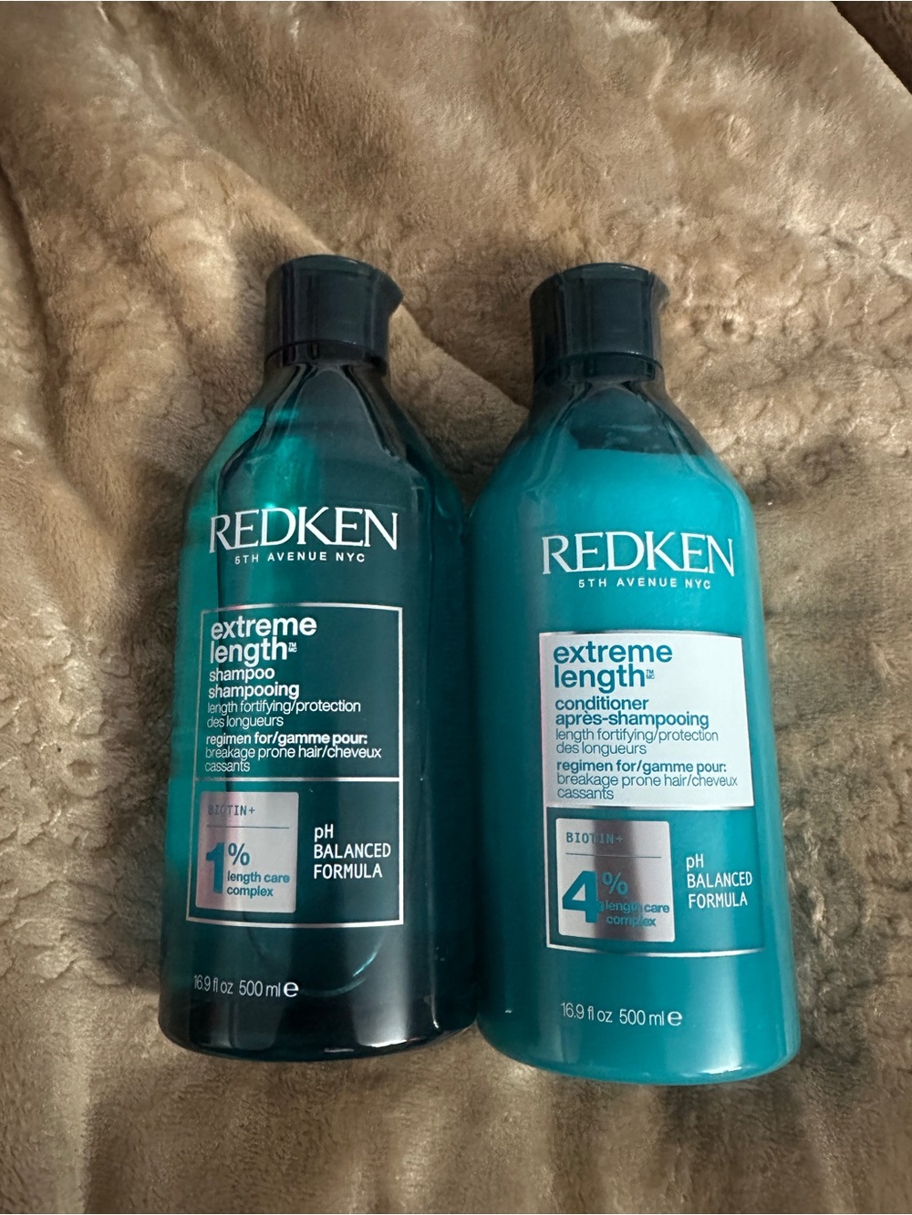 Redken Extreme Length Shampoo & Conditioner Set - Teal Blue